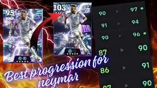 OP Neymar build😱🔥 Maxed Showtime Neymar &ndash; Blitz Curl Beast Mode! ⚽🔥#efootball #pes #neymar 