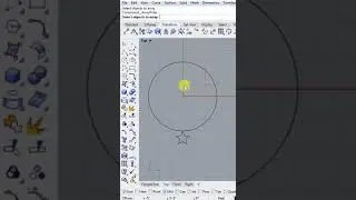 Полярный массив в Rhino 3D