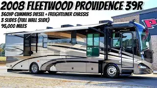 2008 Fleetwood Providence 39R A Class 360HP Cummins Diesel Pusher from Porter's RV Sales - $74,900