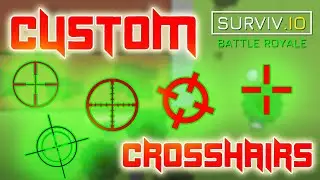 Can CUSTOM CROSSHAIRS Improve your AIM? | How to Get CUSTOM CROSSHAIRS in Surviv.io | Surviv.io