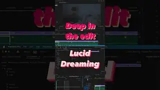 Feature Film Editing - Lucid Dreaming #videoediting #featurefilm #filmmaking #luciddreaming