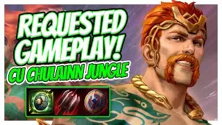 A PROPER CU CHULAINN BRUISER BUILD! - Smite Season 9 Cu Chulainn jungle