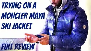 Trying on MONCLER MAYA PUFFA JACKET | Full Review | TheHoxtonTrend
