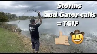 Storms and Gator call = TGIF  #bullbayrods #IRTreels
