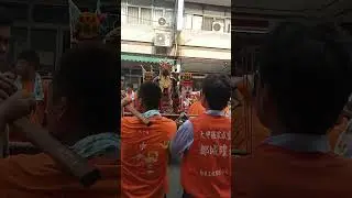 113甲辰年鎮瀾宮回鑾_先鋒官_新北共敬堂鑾轎。#大甲張家威靈公都城隍爺