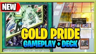 New YuGiOh Gold Pride Gameplay and Deck Profile 2023 YGO PRO EDO PRO