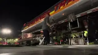 Unloading a tank