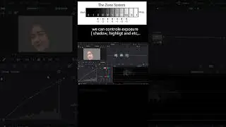 zone system from color grading davinci resolve #shorts  #shortvideo