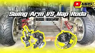 Membuat Swing ARM Mobil Mini / ATV / UTV / Gokart || Merakit Nap Roda Mobil Mini Rakitan Mesin Motor