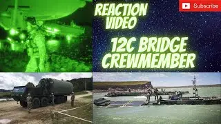 REACTION| MILITARY JOBS! 12C Bridge Crewmember #army #usarmy #armyjobs