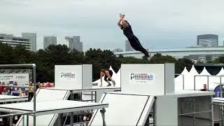 DOLIVEIRA Dominique - RUEL Lilou (RSA-FRA) - 2022 Parkour Worlds, Tokyo (JPN) Qualification Parkour