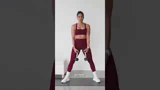 🏋️ How To Sumo Squat With Britany Williams! #shorts