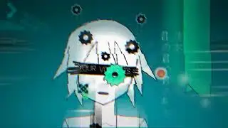 (4k UHD ) girl A remake by geometry dash