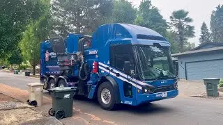 Republic Services- NEW McNeilus Volterra ZSL Electric Garbage Truck!
