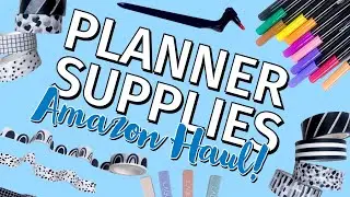 Amazon Planner Supply Haul - I&rsquo;M IN LOVE with this Washi PLUS Trying So Many New Pens!