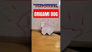 ORIGAMI DOG | PAPER DOG STEP BY STEP | THE QUEST EP 7