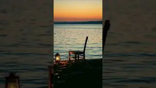 Lantern Light After Sunset 🌙 A Quiet Moment to Slow Down #shorts #calm #Mediterranean