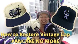 How to Restore Vintage Cap (Pancake No More)