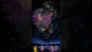 AI Ignites the Sky: A Spectacular Fireworks Show! #shorts #AI