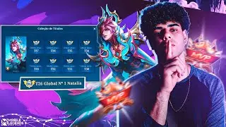🔴38&deg; GLOBAL NATALIA - RUMO AO TOP 1 UNIVERSO!!! - RUSH TRYHARD COM A SILENCE I MLBB