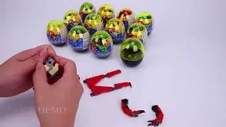 Capsule Toy 6 in 1 Mini Dinosaurs Building Block Set 6301 6306