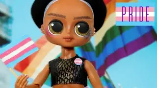 Doll Repaint: Pride 2022 Collab | Trans Pride | LOL OMG Doll Custom