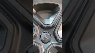 1 car wheel cap  black paint 🎨 #shorts #youtubeshorts #tatanexon