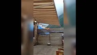 Маркиза открытого типа на&nbsp;горнолыжном курорте Чегет