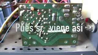 Reparación fuente alimentación.