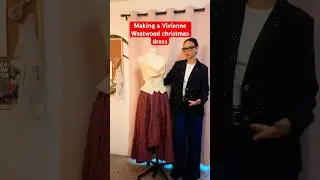создаем рождественское платье по мотивам Вивьен Вествуд!! #рождественскоеплатье #выкройкадляшитья