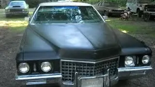 71 Cadillac Calais 472 7.8L V8 Idle And Walk Around (Single Flowmaster)