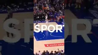 Aubrey blocks Anunoby fastbreak dunk attempt🚫 #nba #basketball#video #highlights#nbaplayoffs
