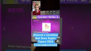 Bad News Eagles Paris 2023 Holo - недорогие, но красивые наклейки. #cs2 #cs #csgo #cs2clips #кс2 #кс