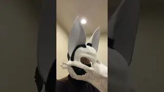 3d printed fursuit head base #furry #fursuitmaker