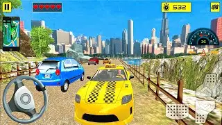Pick up Passenger in City Taxi Driving Sim #2 -  Countryside Exploring! Android gameplay