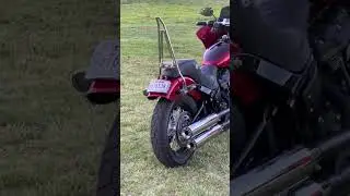 What's better than a sturdy steel sissy bar? A sissy bar with a foldable rack. @official_.tyler0