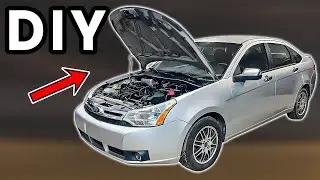 How To Open And Close The Hood - Ford Focus [2008-2011]