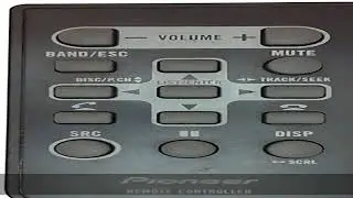 Pioneer Remote FH-X720BT MVH-X370BT DEH-X6710BT DEH-X6700BT DEH-X4700BT MVH-X560BT DEH-X8600BS DEH-