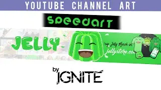 Youtube Channel Art for Jelly - SpeedArt by Ignite Arts