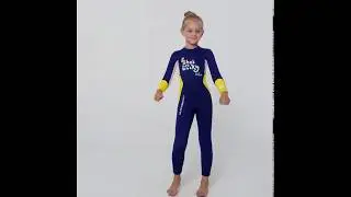 DIVE & SAIL Kids 2.5MM Letter Print Full Wetsuit for Girls - Buy4Outdoors.COM