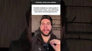 &iquest;Entrenar 3 d&iacute;as SUFICIENTE?