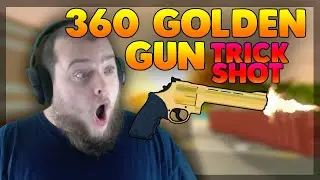 Golden Gun 360 Trickshot.. (Roblox Arsenal)
