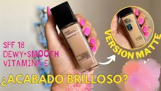 Probamos la base FitMe de Maybelline en su versi&oacute;n Dewy + Smooth &iquest;cumple con lo que promete? 🧐