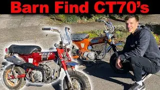 Honda CT70 Barn Find!!! (4 speed H modle & 3 speed auto)