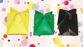 How To Make Paper GIFT BAG | Easy Paper Arts And Crafts | DIY Paper Origami