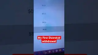 First Distrokid Withdrawal