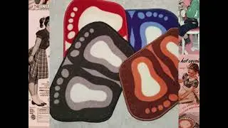 FOOT-SHAPED FLOOR MAT NONSLIP AND ABSORBENT FOOTPRINT RUG FOR BATHROOM