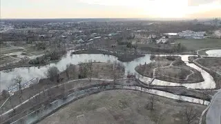 Drone 360 Above Forest Park In St Louis, Missouri