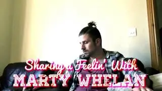 Sharing a feeling with Marty Whelan and his never ending wheel of arty music.