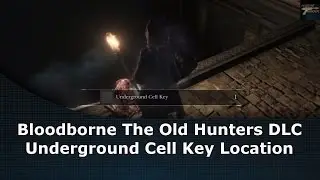 BloodBorne DLC Underground Cell Key Location